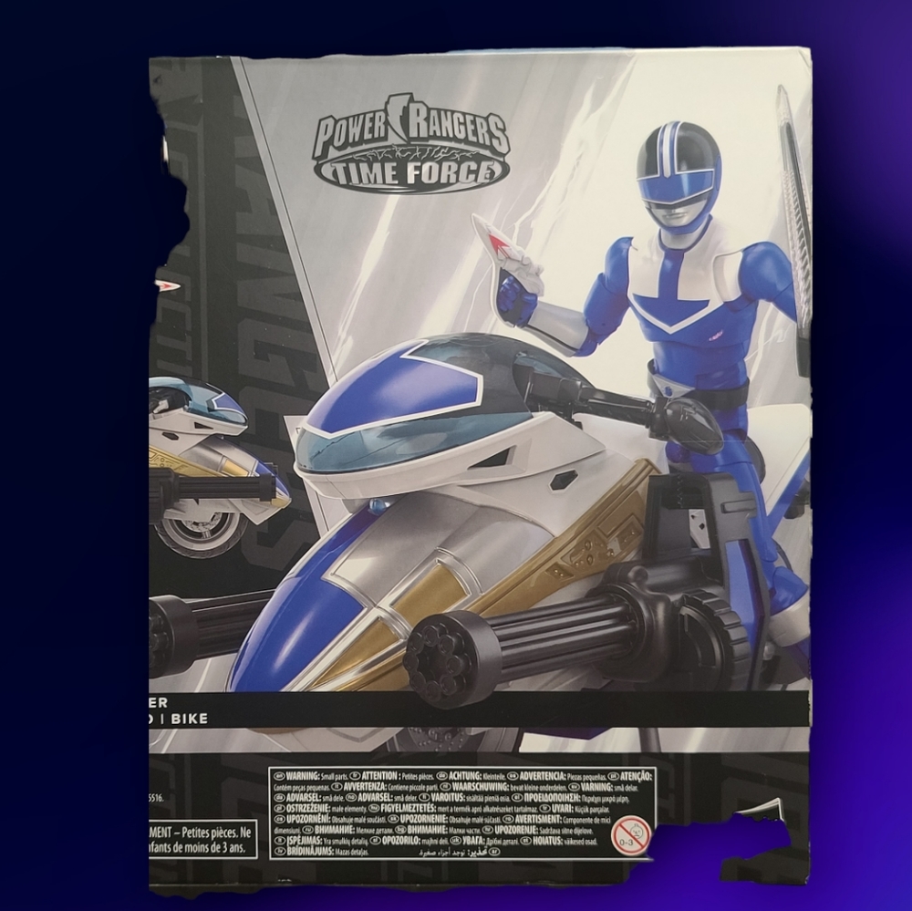 Power Rangers Lightning Collection Time Force Blue Ranger & Vector Cycle 2022 - Picture 4 of 14